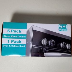 Stove Knob Covers , 5pack Clear Safety Covers